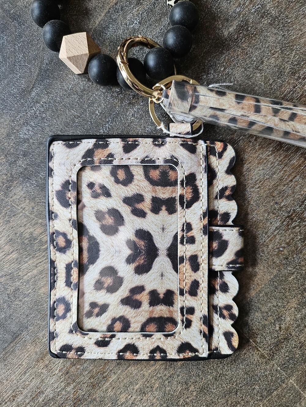 NWT Leopard Print Wallet Wristlet - Picture 2 of 3